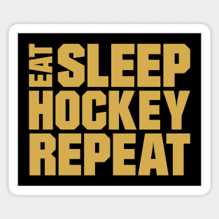 Eat Sleep Hockey Repeat Sticker